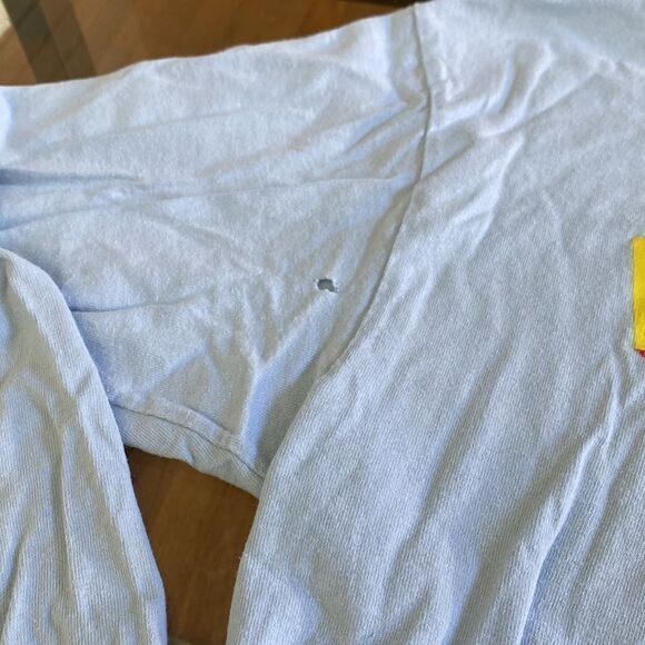 Danny Duncan “Virginity Rocks” vintage tee long sleeve. Small hole at shoulder - Picture 4 of 8